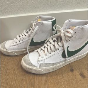 Green Hightop Nikes